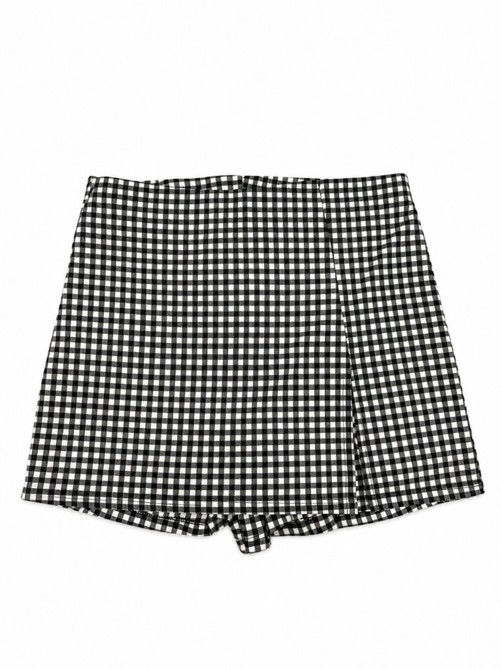 Windsor Black White Gingham Plaid Mini Skort Size S Preppy Y2K